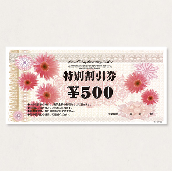割引券300             SPW/861 300枚
